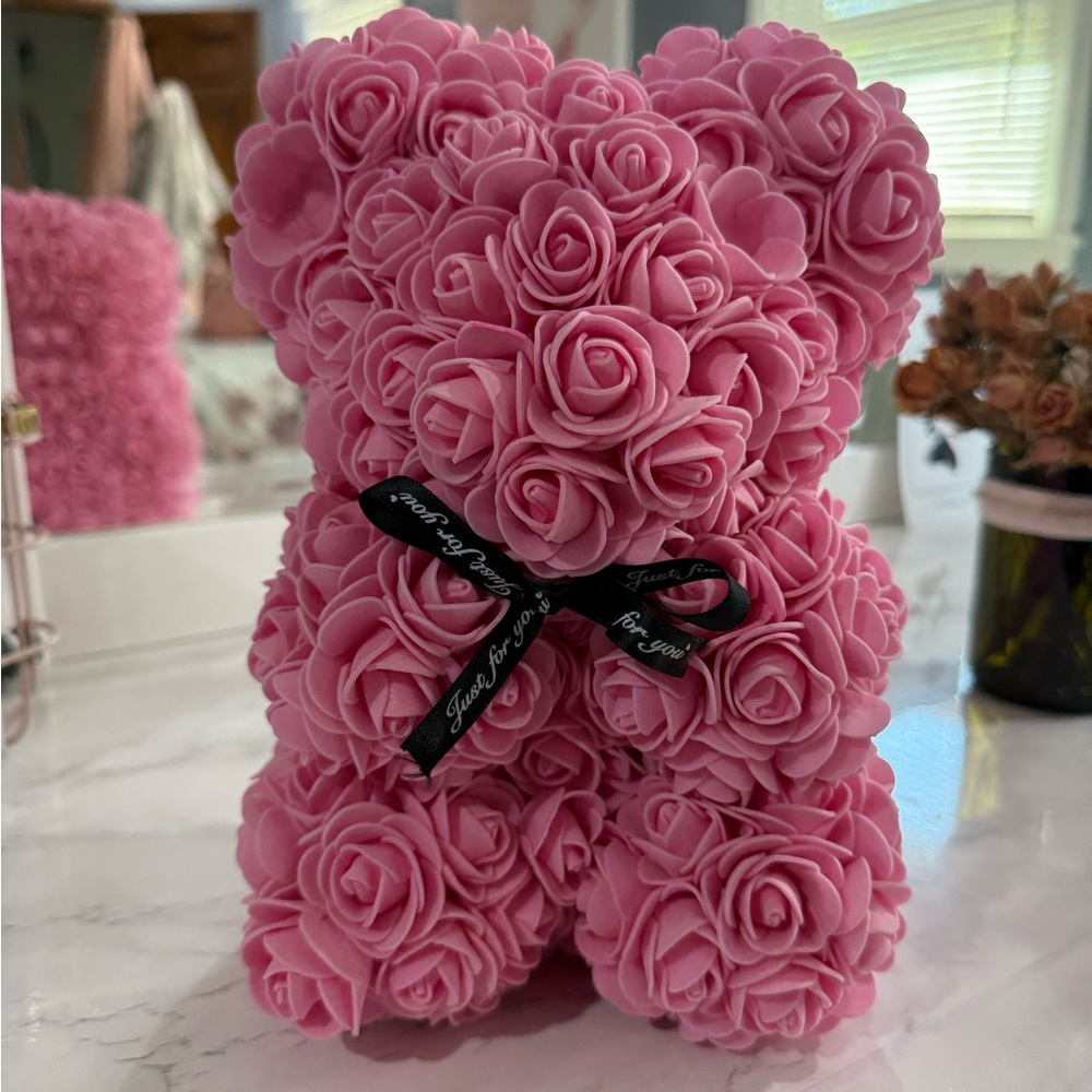 Pink Rose Bear